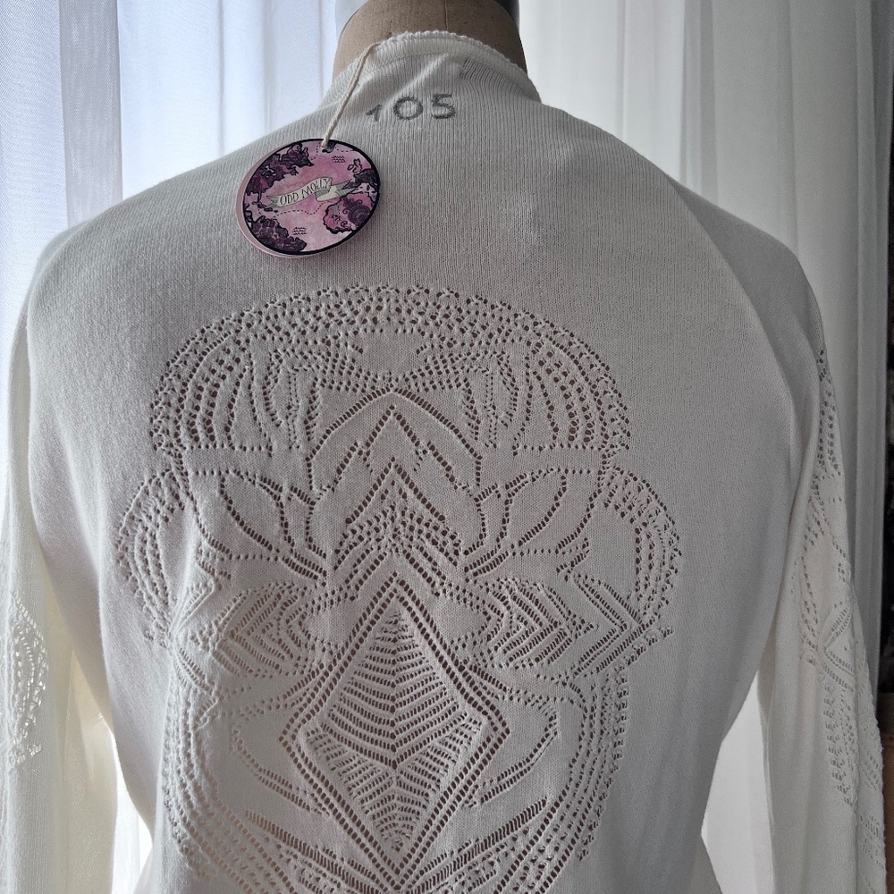 NWT ODD MOLLY Light White / Chalk Color